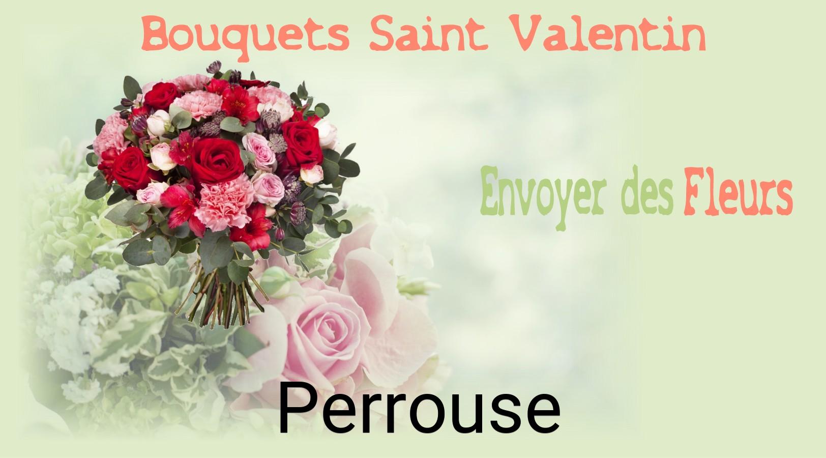 Roses de Saint-Valentin livrées à Perrouse